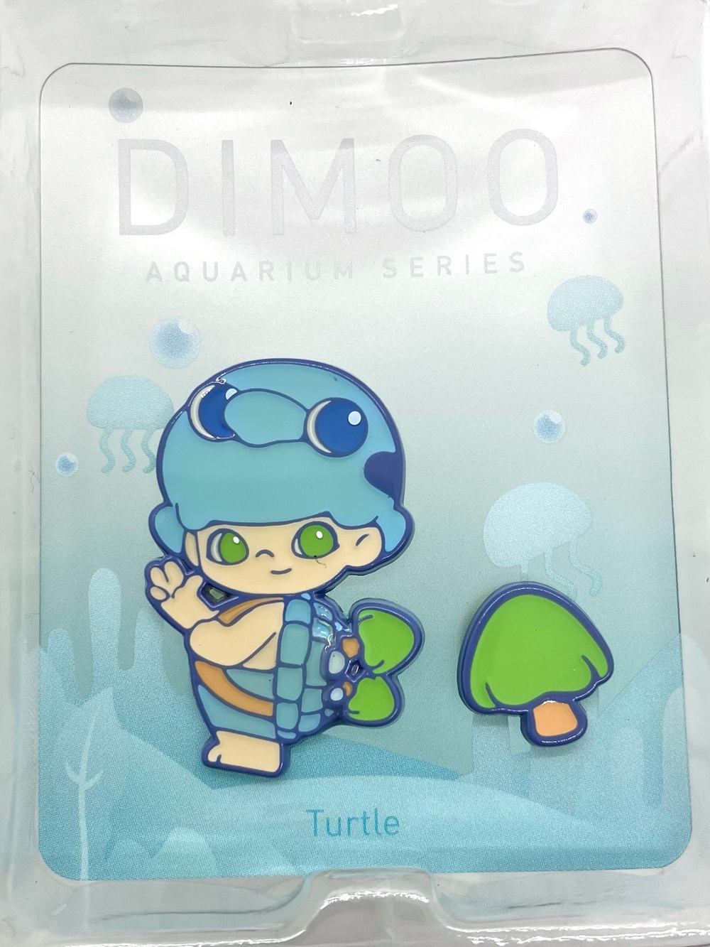 Turtle - Pop Mart DIMOO Aquarium Series Pin Set, Confirmed